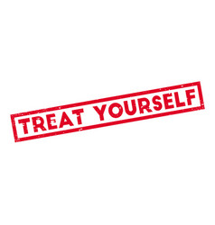 Treat Yourself Rubber Stamp