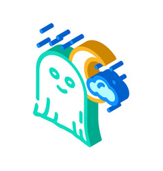 Night Ghost Isometric Icon