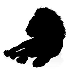 Silhouette Lion Animal