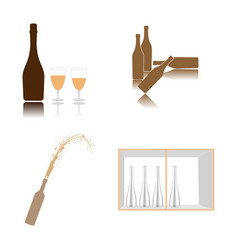 Champagne Bottle Icon