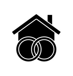 Community Property Black Glyph Icon