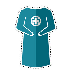 Dotted Line Surgical Gown Icon