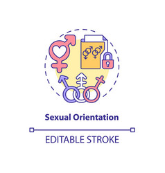 Sexual Orientation Concept Icon