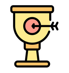 Award Realization Icon Flat