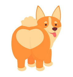 Puppy Smile Icon Cartoon Royal Animal