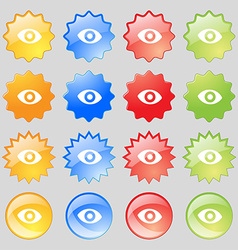 Sixth Sense The Eye Icon Sign Set From Fourteen