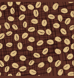 Coffee Beans Seamless Pattern