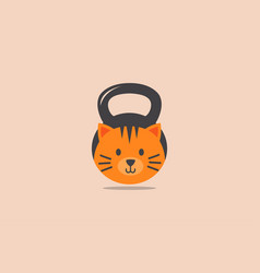 Cute Tiger Kettle Bell Fitness Gym