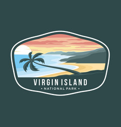 Virgin Islands National Park Emblem Patch Logo