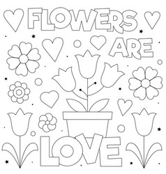 Radiate joy coloring page Royalty Free Vector Image