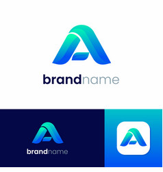 Letter A Modern Styles Logo Design