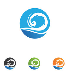 Wave Water Beach Logo