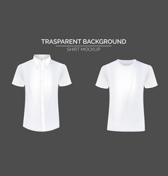 White T-shirt And Formal Shirt Mockup