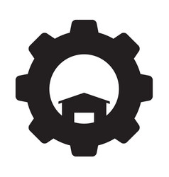 Home Gear Service Icon Logo