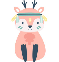 Deer With Indian Traditional Accessories