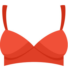 Small Bra Icon Flat Isolated