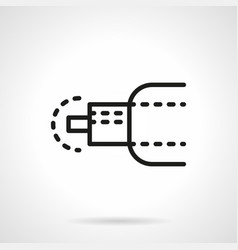 Abrasive Processing Simple Line Icon