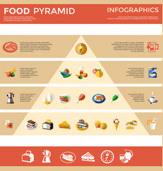 Food Pyramid Infographic