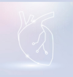 Heart Icon For Cardiac Technology