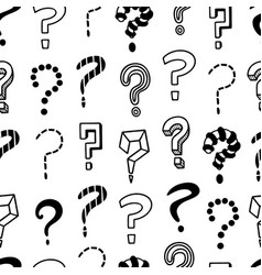 Question Seamless Pattern Questions Doodle Marks