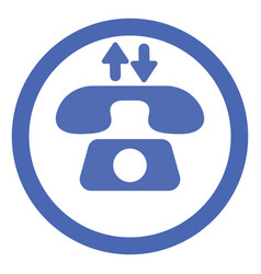 Outgoing Telephone Call On A White Background