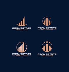 Real Estate Business Logo Template Building