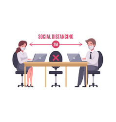 Social Distancing Concept