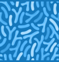 Seamless Pattern With Probiotics Lactic Acid