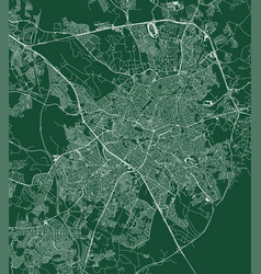 Campinas City Brazil Municipality Map Green