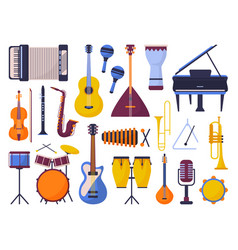 Music Instruments Icons Musical Electronic Drum