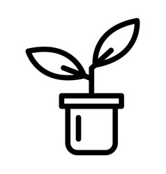 Plants Thick Line Icon