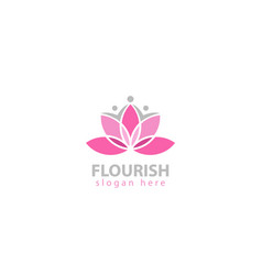 Lotus Flourish People Logo