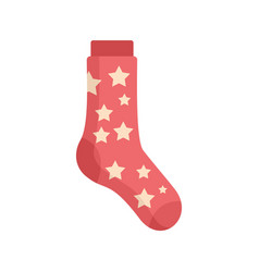 Sky Stars Sock Icon Flat Fashion Sock