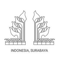 Indonesia Surabaya Travel Landmark