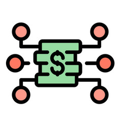 Money Assessment Icon Flat