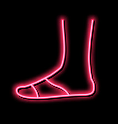 Toe Cover Sock Neon Glow Icon