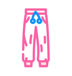 Joggers Pants Clothes Color Icon