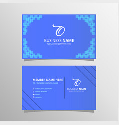 Minimal Blue Business Card Template