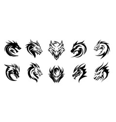 Dragon Logo Set