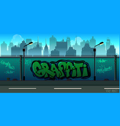 Graffiti Wall Background Urban Art