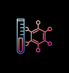 Laboratory Test Tube With Chemical Formula