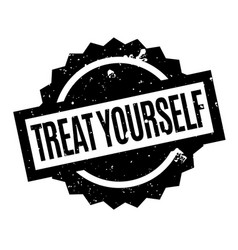 Treat Yourself Rubber Stamp