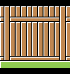 Backyard Fence Color Icon