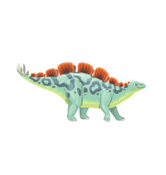 Cartoon Wuerhosaurus Dinosaur Character Dino