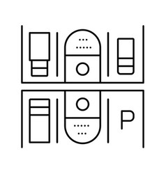 Multi-location Management Services Line Icon