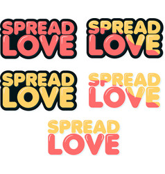 Spread Love Aids Awareness Lettering