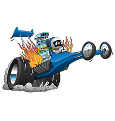 Top Fuel Dragster Cartoon