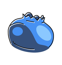 Ripe Blueberries Color Icon