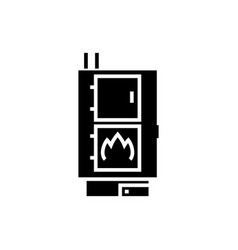 Solid Fuel Boiler - Pellet Stove Icon