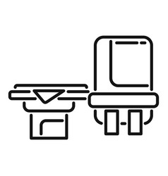 Brain Magnetic Resonance Icon Outline Xray